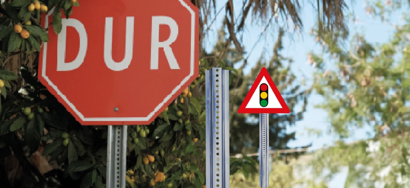 Produktion und Verkauf von verzinkten Omega-Verkehrspfosten