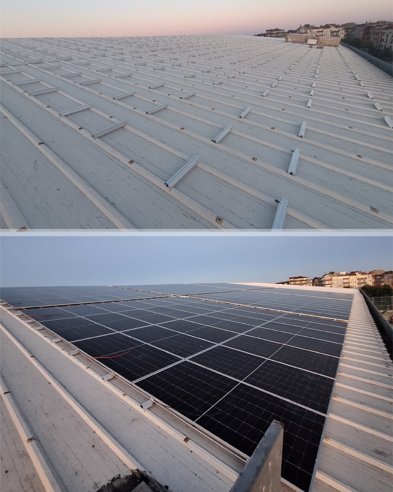 Schrägdach-Solarmontagesystem - Montage auf Ziegeldach